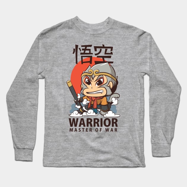 Warior master of war Long Sleeve T-Shirt by Pixel Poetry